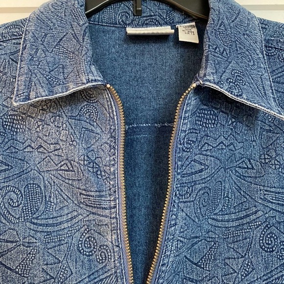 Chicos VTG Jean jacket full zip collared king sleeves button cuffs Medium
C - Picture 7 of 10